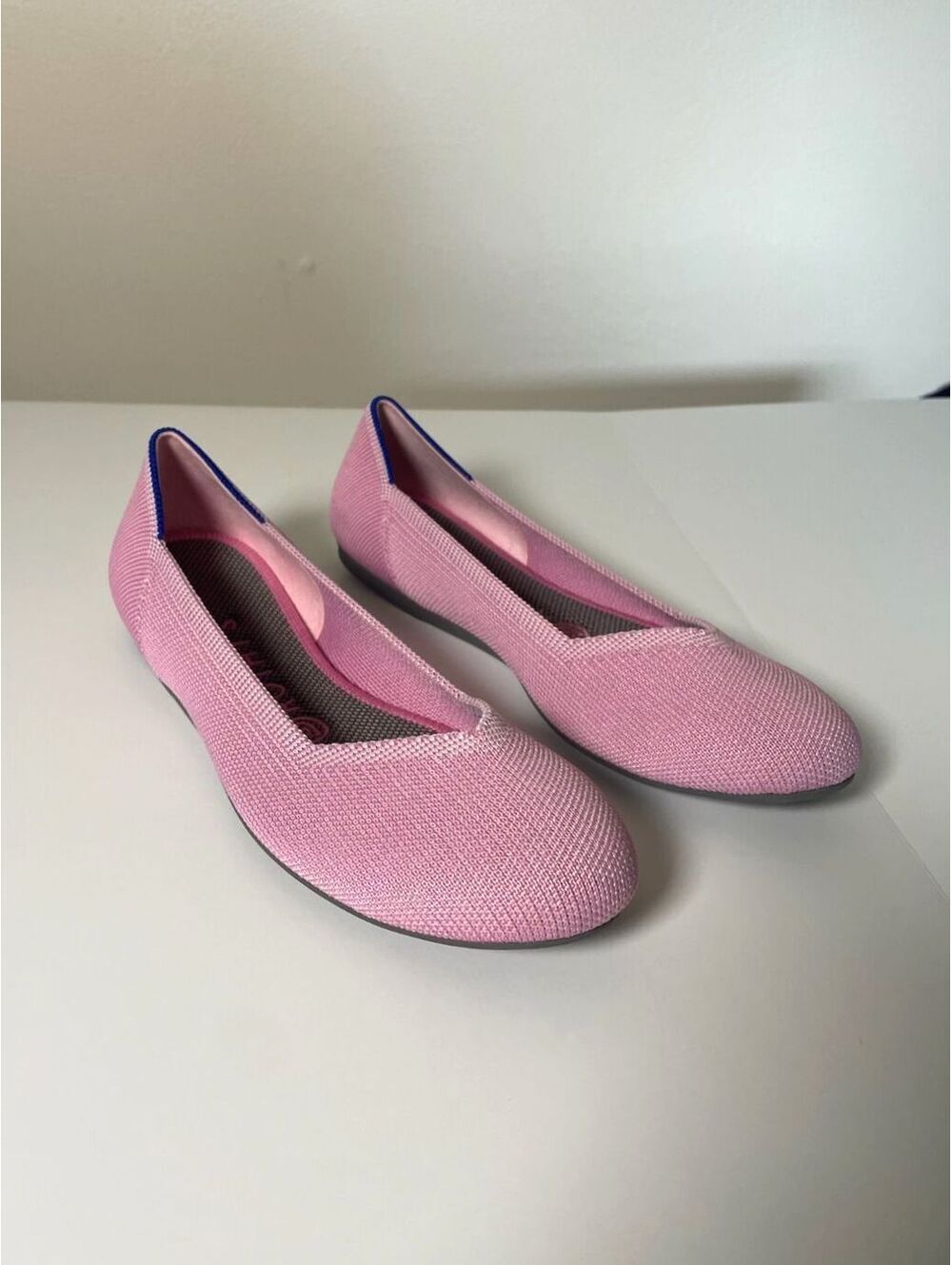 NWOT Rothy's The Flat Begonia Pink Washable Slip On Shoes Size 7.5 - Round Toe
